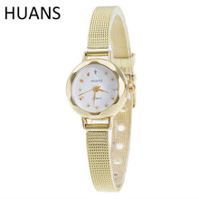 Wrist Watches Women Watches Stainless Steel Mesh BandClock Ladies Quartz-watch Montre Femme Relogio Feminino J4U66