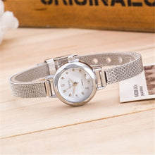 Wrist Watches Women Watches Stainless Steel Mesh BandClock Ladies Quartz-watch Montre Femme Relogio Feminino J4U66