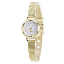 Wrist Watches Women Watches Stainless Steel Mesh BandClock Ladies Quartz-watch Montre Femme Relogio Feminino J4U66