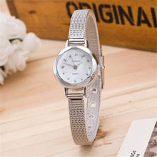 Wrist Watches Women Watches Stainless Steel Mesh BandClock Ladies Quartz-watch Montre Femme Relogio Feminino J4U66