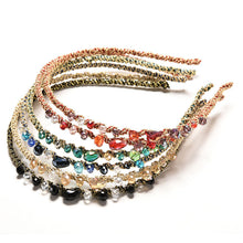 Hair Bands Accessories Gift Women Girls Retro Rhinestone Crystal hair clips Headband Party Jewelry Hairband Headwear J4U66