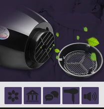 Hair Dryer Professional Hair Blow Dryer 1600 W Black Heat Blower Dryer Beauty 220V For Salons With US Pulg Adapter  J4U66