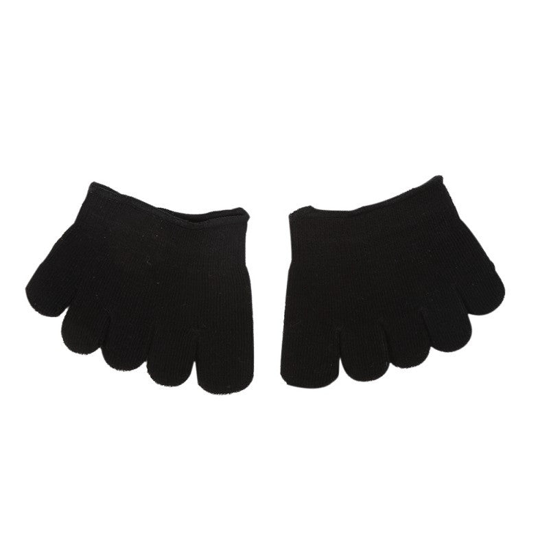 Half Foot Socks Finger Skid Peep Toe Anti Slip Pilates Ankle Durable High Heel Half Open Five Calcetines Socks J4U66