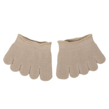 Half Foot Socks Finger Skid Peep Toe Anti Slip Pilates Ankle Durable High Heel Half Open Five Calcetines Socks J4U66