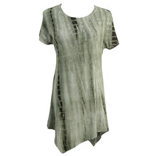 harajuku women oversize t-shirts tie dyed tunic tee shirt femme asymmetric hem short sleeve casual ropa camisas femininas J4U66