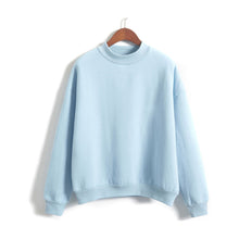 Harajuku sweatshirt women korean style Stand Collar cute kawaii hoodies M L XL 2XL J4U66