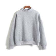 Harajuku sweatshirt women korean style Stand Collar cute kawaii hoodies M L XL 2XL J4U66
