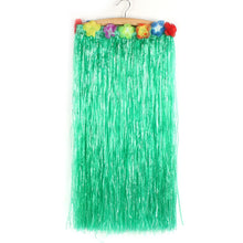 Hawaiian Hula Grass Flower Party Luau Skirt Beach Dance Costume 80cm Long Skirt Free Shippinf J4U66