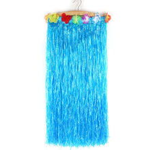 Hawaiian Hula Grass Flower Party Luau Skirt Beach Dance Costume 80cm Long Skirt Free Shippinf J4U66