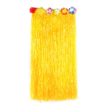 Hawaiian Hula Grass Flower Party Luau Skirt Beach Dance Costume 80cm Long Skirt Free Shippinf J4U66