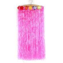 Hawaiian Hula Grass Flower Party Luau Skirt Beach Dance Costume 80cm Long Skirt Free Shippinf J4U66