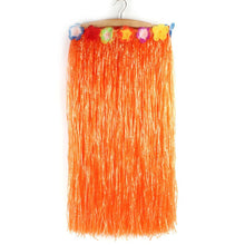 Hawaiian Hula Grass Flower Party Luau Skirt Beach Dance Costume 80cm Long Skirt Free Shippinf J4U66