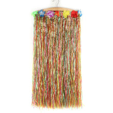 Hawaiian Hula Grass Flower Party Luau Skirt Beach Dance Costume 80cm Long Skirt Free Shippinf J4U66