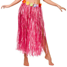 Hawaiian Hula Grass Flower Party Luau Skirt Beach Dance Costume 80cm Long Skirt Free Shippinf J4U66