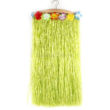 Hawaiian Hula Grass Flower Party Luau Skirt Beach Dance Costume 80cm Long Skirt Free Shippinf J4U66