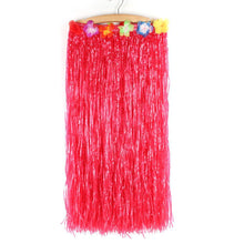 Hawaiian Hula Grass Flower Party Luau Skirt Beach Dance Costume 80cm Long Skirt Free Shippinf J4U66
