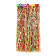 Hawaiian Hula Grass Flower Party Luau Skirt Beach Dance Costume 80cm Long Skirt Free Shippinf J4U66