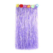 Hawaiian Hula Grass Flower Party Luau Skirt Beach Dance Costume 80cm Long Skirt Free Shippinf J4U66