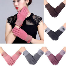 Amazing 2 Styles Beautiful Candy Colors Fashion Womens Girls Screen Outdoor Sport Warm Gloves  J4U66