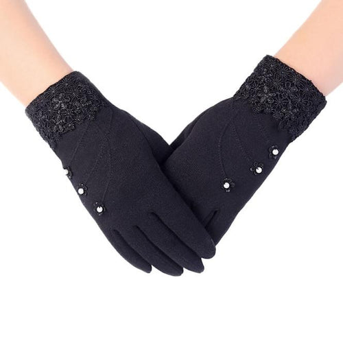 Amazing 3 Styles Beautiful Candy Colors Fashion Womens Girls Screen Outdoor Sport Warm Gloves  J4U66
