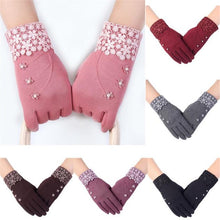 Amazing 3 Styles Beautiful Candy Colors Fashion Womens Girls Screen Outdoor Sport Warm Gloves  J4U66