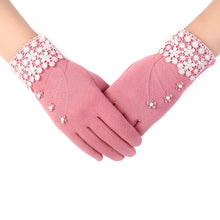 Amazing 3 Styles Beautiful Candy Colors Fashion Womens Girls Screen Outdoor Sport Warm Gloves  J4U66