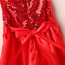 Baby Girl Toddler Wedding Sundress Red Sequin Sleeveless Party Dresses J4U66