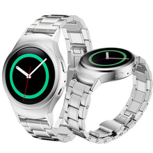 Black Gold Watchband Stainless Steel Watche Band + Connector For Samsung Gear S2 RM-720 Watch Accessories  J4U66