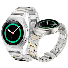 Black Gold Watchband Stainless Steel Watche Band + Connector For Samsung Gear S2 RM-720 Watch Accessories  J4U66