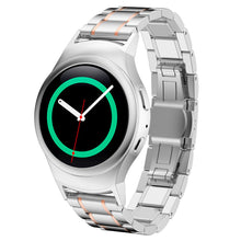 Black Gold Watchband Stainless Steel Watche Band + Connector For Samsung Gear S2 RM-720 Watch Accessories  J4U66