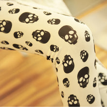 Elegant Fashion Ladies High Waist Yellow White Pants Printed Stretch nine Points Leggings Women Trousers  J4U66