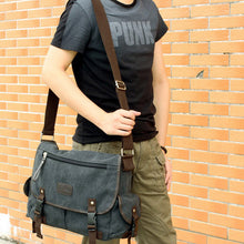 men messenger bags canvas vintage shouldercrossbody bag school student bag for mens casual bag J4U66