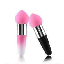 Pink Cosmetic Makeup puff Foundation Liquid BB Cream Soft Lollipop Sponge Brush J4U66