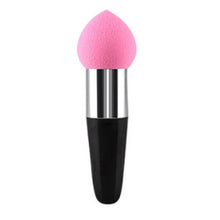Pink Cosmetic Makeup puff Foundation Liquid BB Cream Soft Lollipop Sponge Brush J4U66