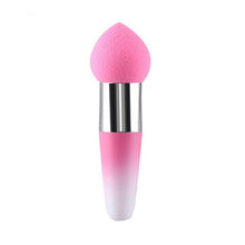 Pink Cosmetic Makeup puff Foundation Liquid BB Cream Soft Lollipop Sponge Brush J4U66