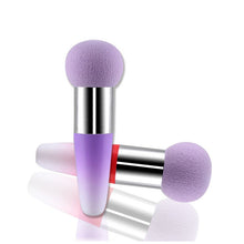 Pink Cosmetic Makeup puff Foundation Liquid BB Cream Soft Lollipop Sponge Brush J4U66