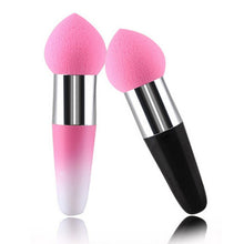 Pink Cosmetic Makeup puff Foundation Liquid BB Cream Soft Lollipop Sponge Brush J4U66
