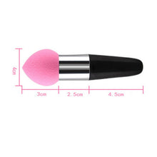 Pink Cosmetic Makeup puff Foundation Liquid BB Cream Soft Lollipop Sponge Brush J4U66