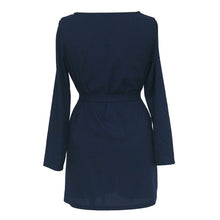 Sexy Club Dresses Women Dress Casual Long Sleeve Party Bandage Loose Dresses Plus Size With Belt J4U66