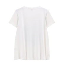 t-shirts women eyelash lip print short sleeve casual tops loose pullover women tops white plus size blusas J4U66
