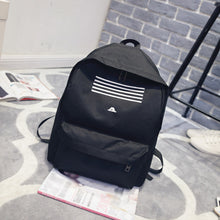 women backpack solid stripe adjustable strap students bag girl backpack mochila feminina mochila scolar J4U66