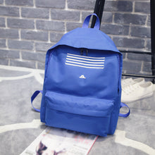 women backpack solid stripe adjustable strap students bag girl backpack mochila feminina mochila scolar J4U66