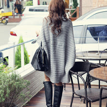 womens oversized loose knitted sweater batwing sleeve tops cardigan outwear J4U66