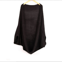 Womens Oversized Loose Knitted Sweater Batwing Sleeve Tops Cardigan Outwear P1 J4U66