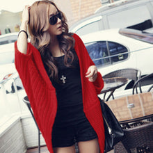 Womens Oversized Loose Knitted Sweater Batwing Sleeve Tops Cardigan Outwear P1 J4U66