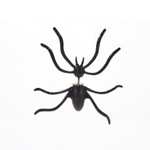 Holloween 3D Stereo Animal Stud Earings Fake PiercingWomen's Jewelry Hotsale Punk Black Spider Earrings J4U66
