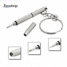 Home Easy to use lightweight Sunglasses Eyeglass Cellphone Watch Repair Keychain Multifunctional Screwdriver Tool  J4U66