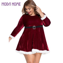 hooded women christmas dress sexy red oversized christmas costumes santa claus for adults uniform dress costume clothing J4U66