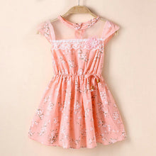 1~5 years baby kids girls lace floral tunic princess dress one piece party dresses J4U66