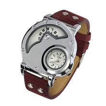Luxury Brand Sports Men's Leather Band Analog Quartz Wrist watch Men full Steel Stainless watches  J4U66